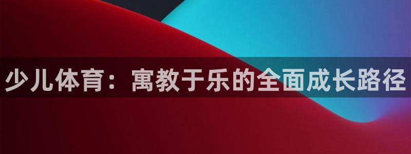 风速体育：少儿体育：寓教于乐的全面成长路径